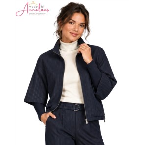 Barbara Lebek blazer jasje 16015062 donker blauw 870